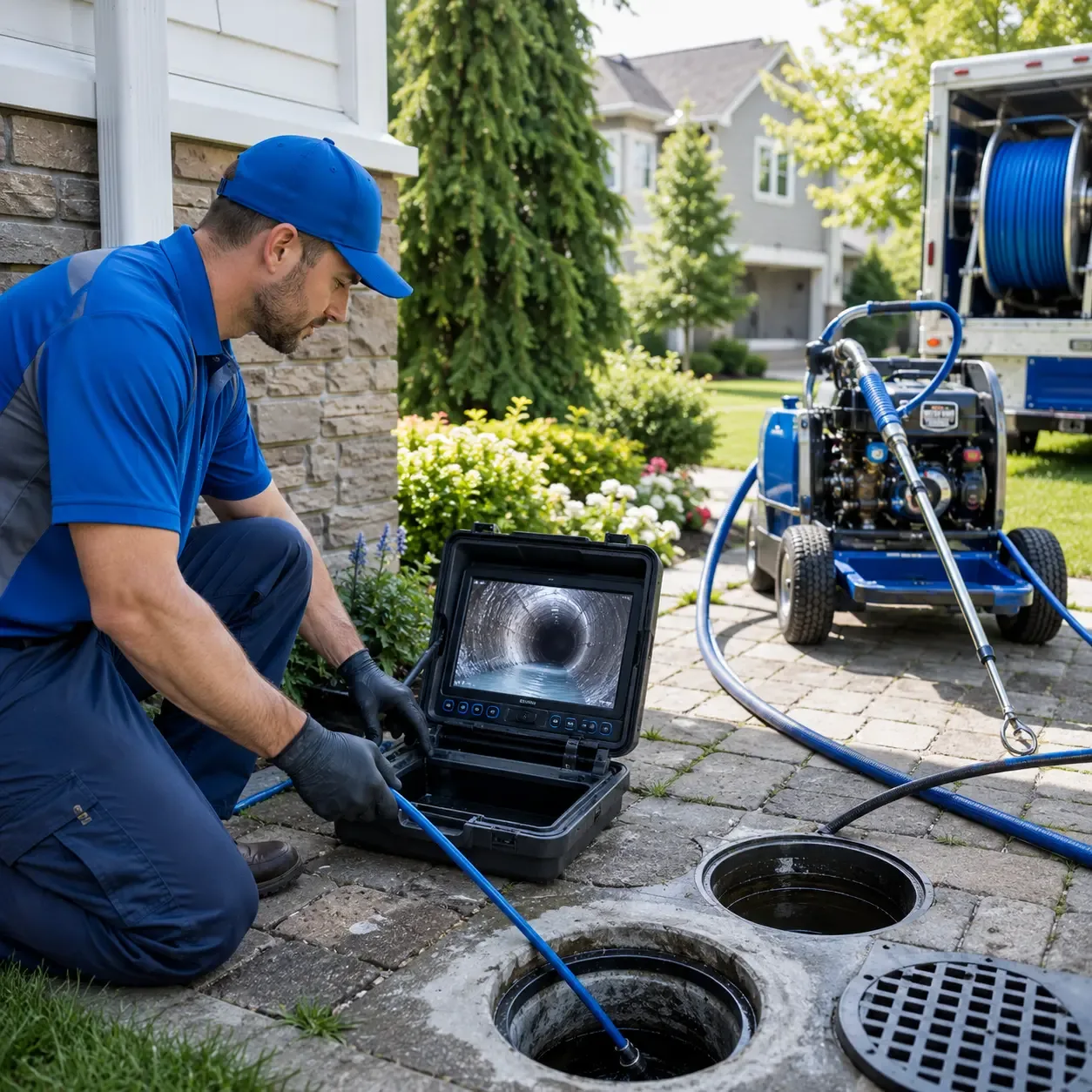 Outdoor drain cleaning professionals serving Upton, NY